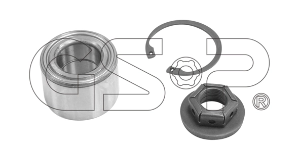 GSP GK6515 cojinete de rueda trasero Ford Focus