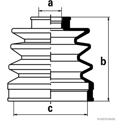 Fuelle, árbol de transmisión delantero exterior Hyundai Accent 2 LC