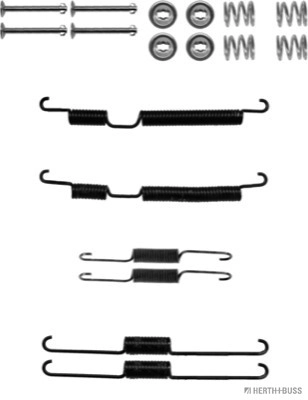 Comprar Kit de montaje de zapatas de freno traseras Hyundai Matrix  FC a bajo precio
