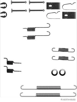 Comprar Kit de montaje de zapatas de freno traseras KIA Picanto  BA a bajo precio