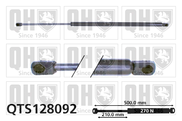 Muelle neumatico maletero Volkswagen Golf II