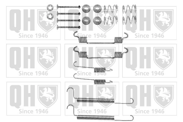 Kit de montaje de zapatas de freno traseras 93174284 General Motors