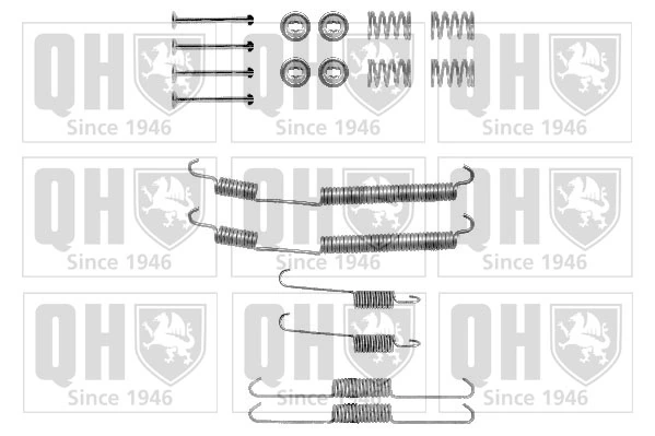 Kit de montaje de zapatas de freno traseras para Fiat Ducato 230L