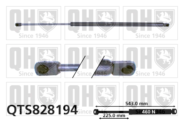 Amortiguador de maletero Mercedes B monovolumen (W245) (2005 - 2011) precio, desde 13,36 EUR