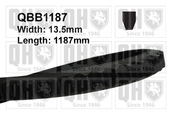 Correa de transmisión trapezoidal Goodyear 13AV1187 precio, desde 17,17 EUR