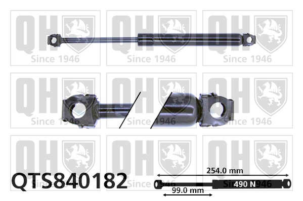 Muelle neumatico maletero para BMW 7  (E32)