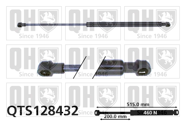 Amortiguador de porton para Honda Civic VI EJ9, EK3/4