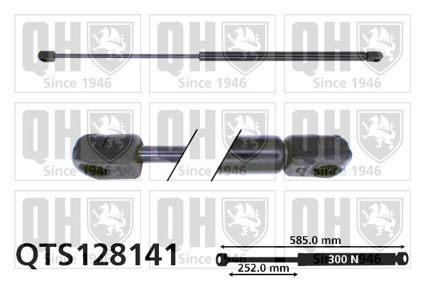 Precio del repuesto Muelle neumatico maletero Tipo  hatchback