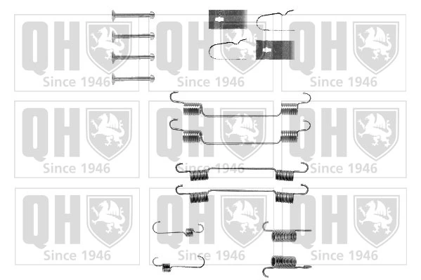  Kit de montaje de zapatas de freno traseras Alfa Romeo 33 