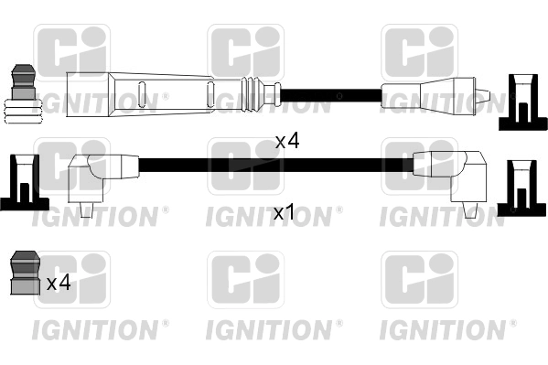 Juego de cables de bujias Volkswagen Caddy I pick-up (14) (1979 - 1996) precio, desde 23,44 EUR