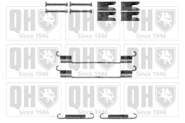  Kit de montaje de zapatas de freno traseras Fiat Tipo 