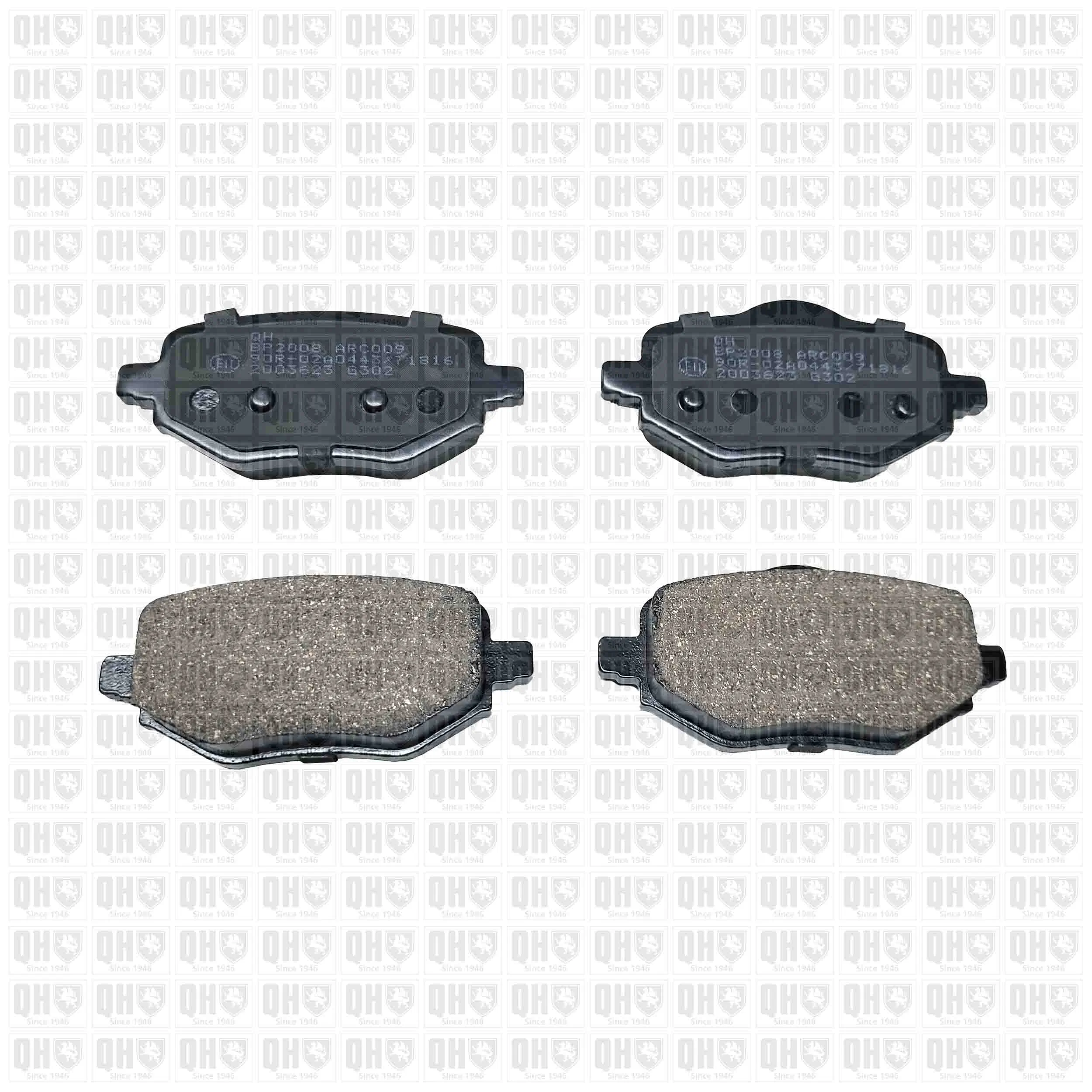 Pastillas de freno traseras 1680301680 Opel