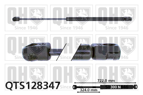 Muelle neumático, tapa delantera KSP KSP00675 precio, desde 13,86 EUR