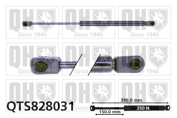 Precio del repuesto Muelle neumatico maletero Aveo  hatchback