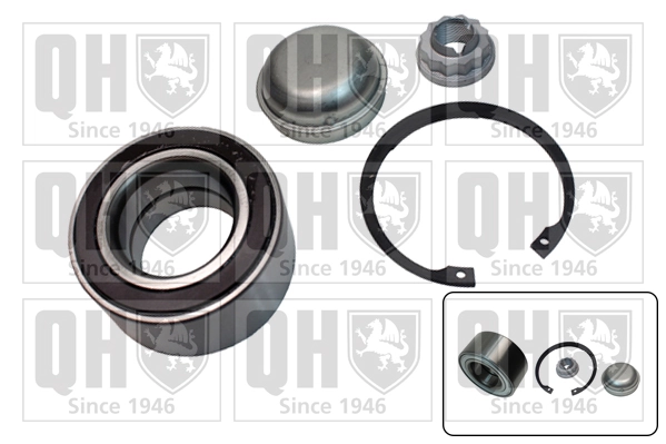Cojinete de rueda delantero 713667960 INA