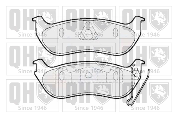 Comprar 2AMV4882AC Chrysler Pastillas de freno traseras