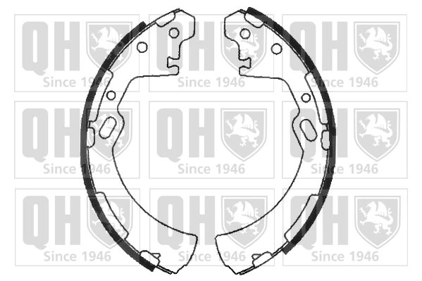 Zapatas de freno traseras Q-top QD0338