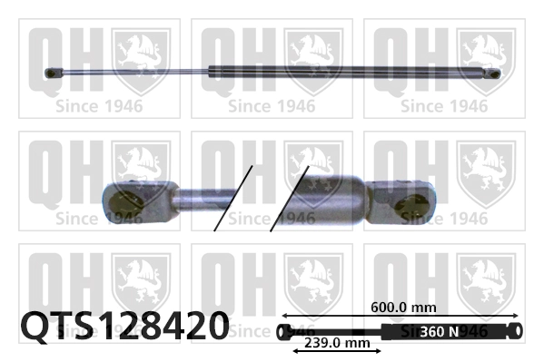 Amortiguador maletero para Rover 25 RF