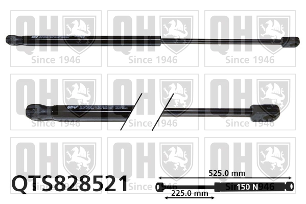Comprar Amortiguador de la tapa del maletero Volkswagen AMAROK  2HA, 2HB, S1B, S6B, S7A, S7B a bajo precio