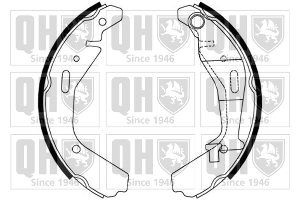 Zapatas de freno 5320084 Subaru