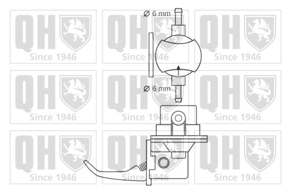 96145320 Peugeot/Citroen Bomba de combustible mecánica