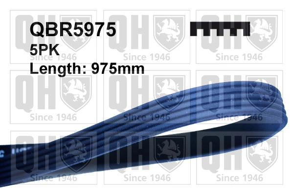 Correa de alternador 5PK0975 Bando