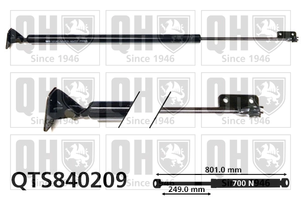 Amortiguador maletero para Hyundai H100 P
