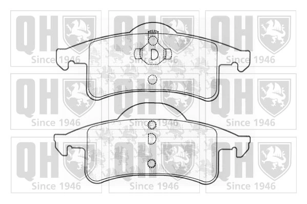 Comprar V2013970AD Mitsubishi Pastillas de freno traseras