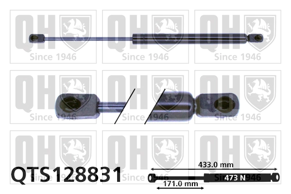 Muelle neumático de capó de motor CLK  coupé (1997-2002) original desde 18,71 €