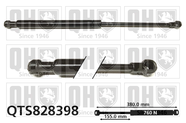 Amortiguador de porton para Peugeot 2008 II 