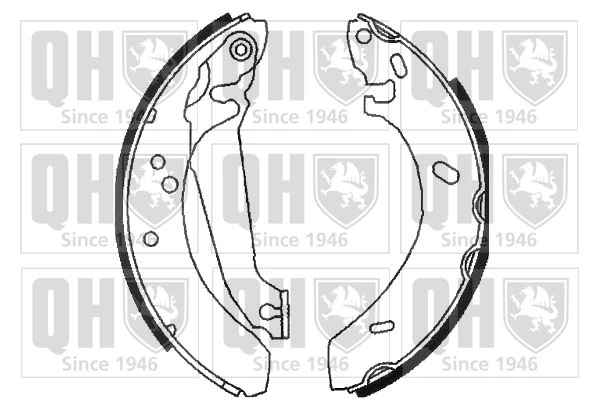 Zapatas de freno de tambor traseras Ford Escort '91 EXPRESS furgoneta (AVL) (1990 - 1994) precio, desde 19,88 EUR