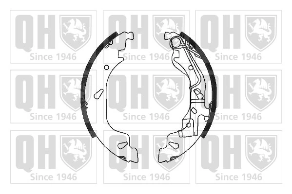 0077362296 Fiat/Alfa/Lancia Zapatas de freno de tambor traseras