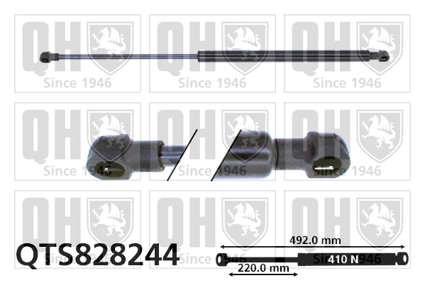 Muelle neumatico maletero Toyota Prius 