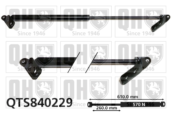 Amortiguador de porton para Mazda 626 V GF