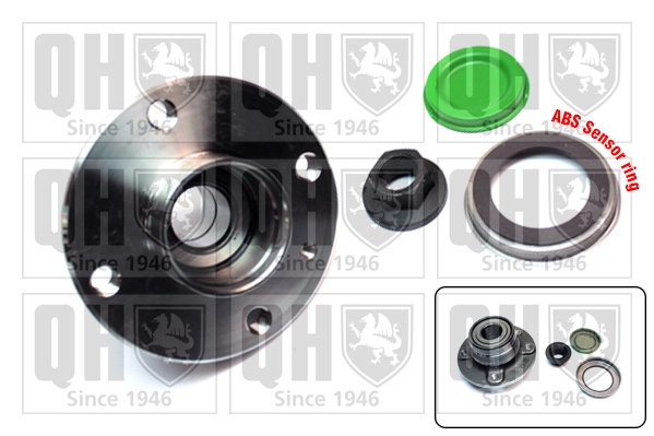 Buje de rueda trasero para Opel Corsa C F08, F68