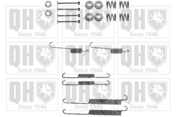 Kit de montaje de zapatas de freno traseras para Citroen ZX  N2