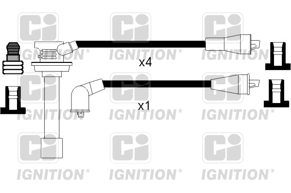 Cables de alta tensión, juego para Suzuki Grand Vitara  FT, HT