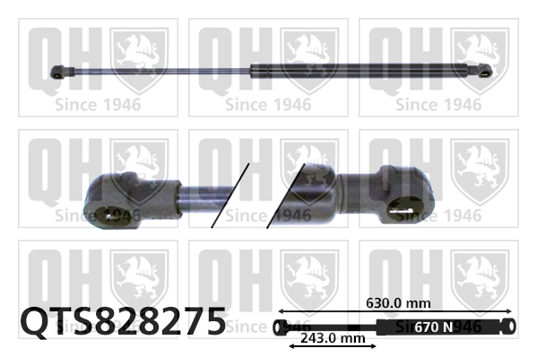Comprar 8731S0 Toyota Amortiguador de puerta trasera