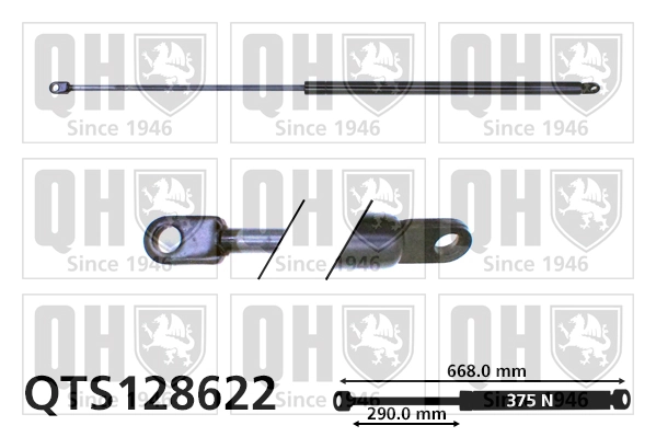 Muelle de capó  para Audi 80 B4 8C2