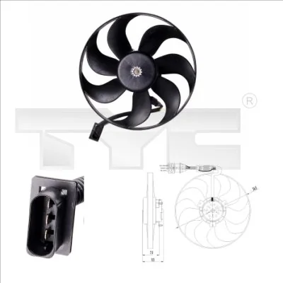 Ventilador de radiador Volkswagen Polo III desde 66,72 €