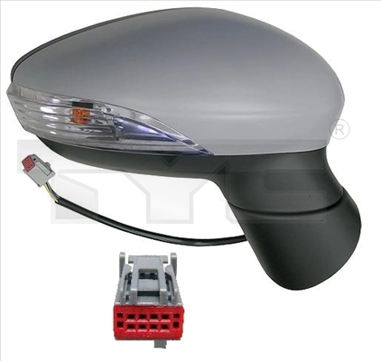 Espejo retrovisor izquierdo Ford Fiesta VI (2008-2016)