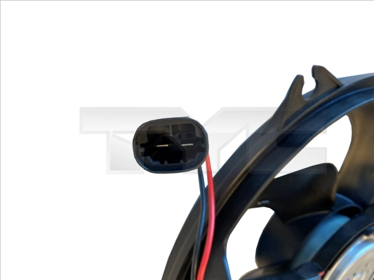 Ventilador (rodete +motor) refrigeración del motor con electromotor completo Peugeot 207 WA, WC