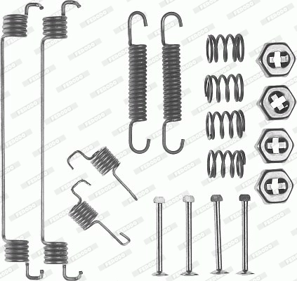 Comprar Juego de montaje, zapatas de freno traseras Twingo I C06