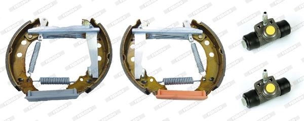 Comprar Kit de zapatas de frenos de tambor, con cilindros, completo Jetta I 16