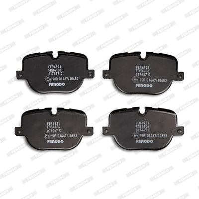 Pastillas de freno traseras FDB4106 Ferodo