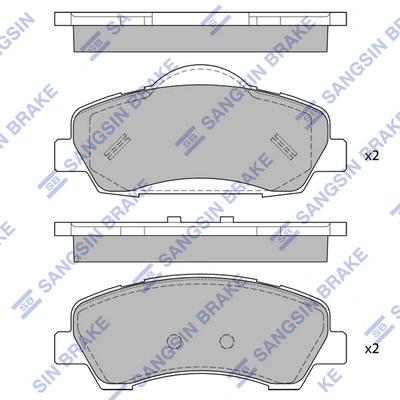 Pastillas de freno delanteras Renault (RVI) 8660006827
