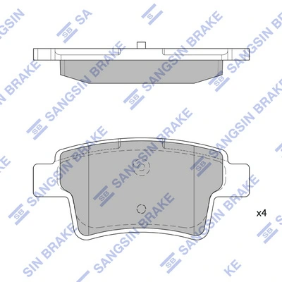 Pastillas traseras Volvo 1697456