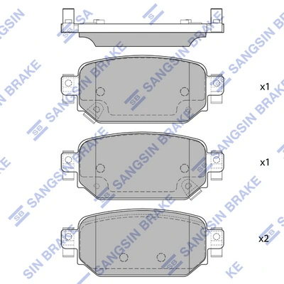 Comprar DHYG2643Z Mazda Pastillas de freno traseras