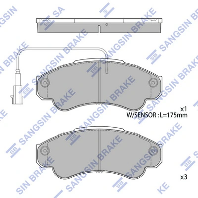Pastillas de freno 6000629138 Fiat/Alfa/Lancia