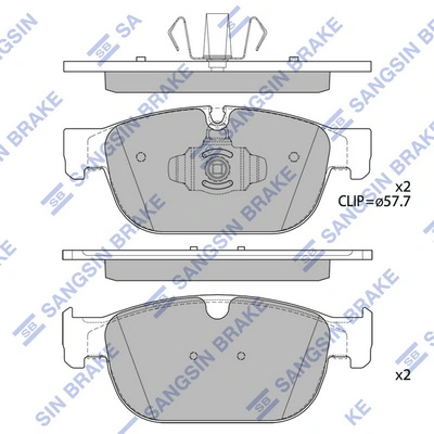 Pastillas freno delanteras Volvo XC90 II SUV (256) (2014 - 2026) precio, desde 48,41 EUR
